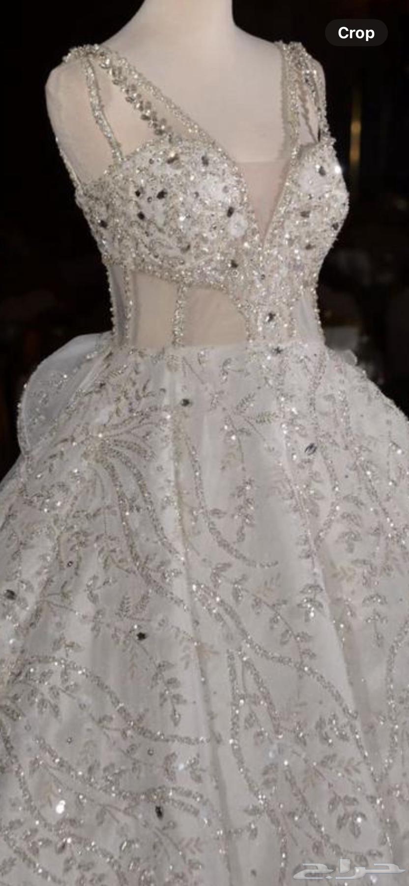 فستان عروس مشغول لنظيف للبيع64526467706625111