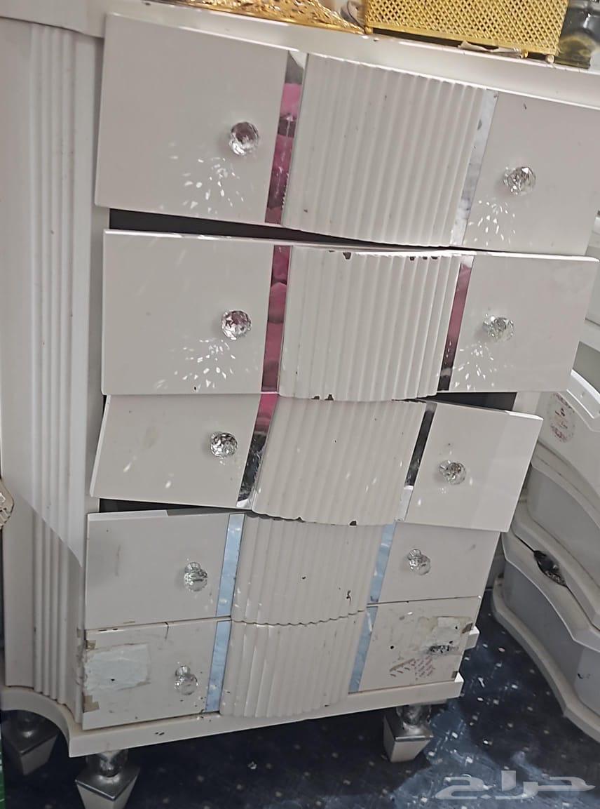 غرفه كامله سرير شخصين بيضاء  سرير وا دولاب بناتي سرير دورين64521709433091112