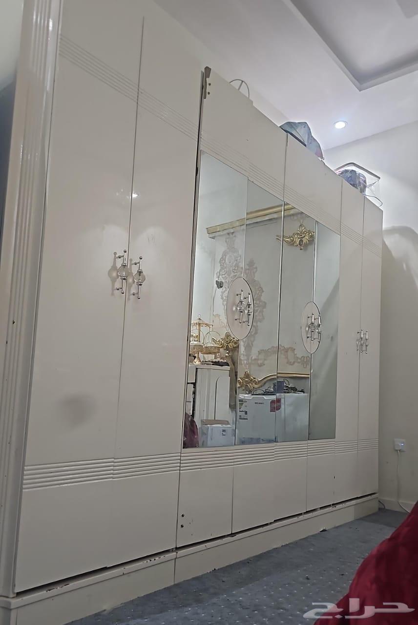 غرفه كامله سرير شخصين بيضاء  سرير وا دولاب بناتي سرير دورين64521709433091111