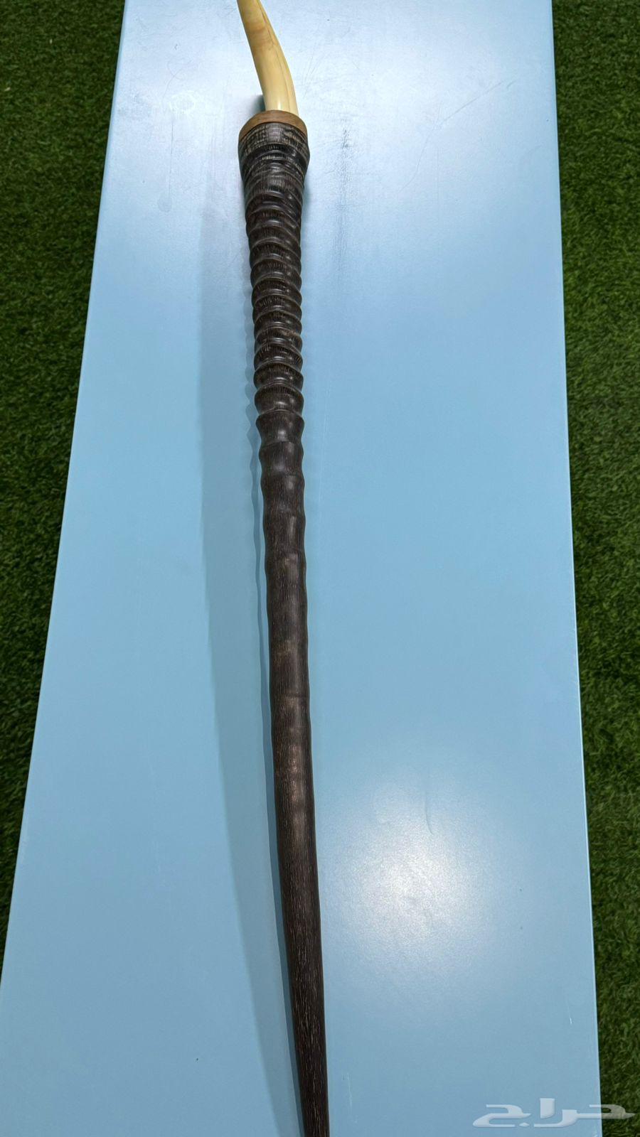 Antique cane with oryx horn handle, no defects64519667022338110