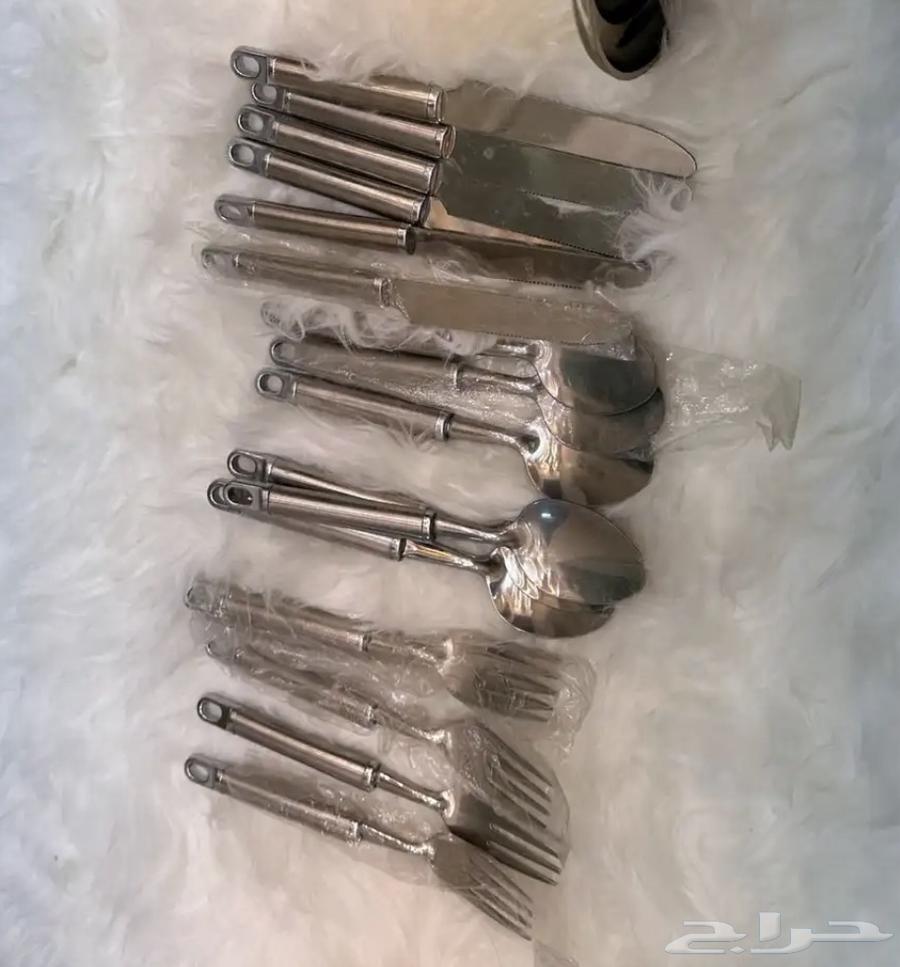 ملاعق مع شوك مع سكاكين طقم للبيع جديد لم يستخدم64519568484353110