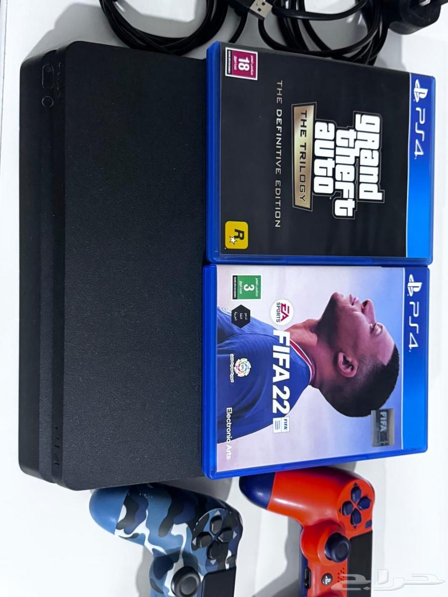 بلايستيشن 4 slim بحالة ممتازة64526620744579110