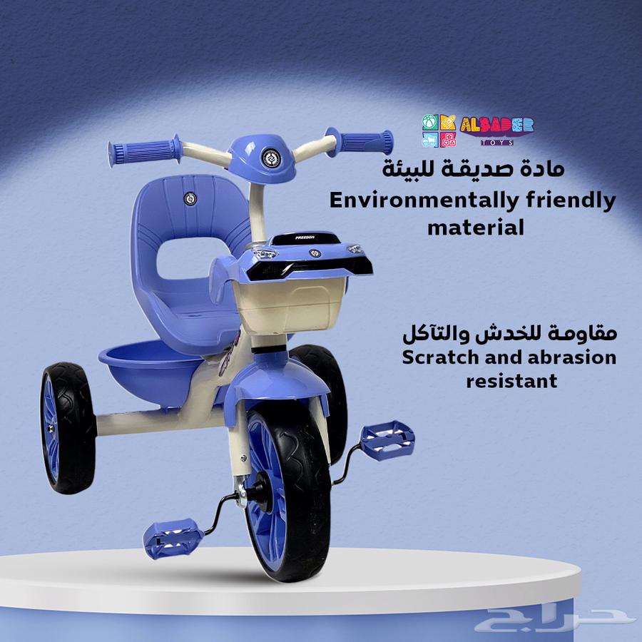 سيكل ثلاث عجلات للأطفال - دراجة أطفال ثلاثية مع موسيقى64534971603330112