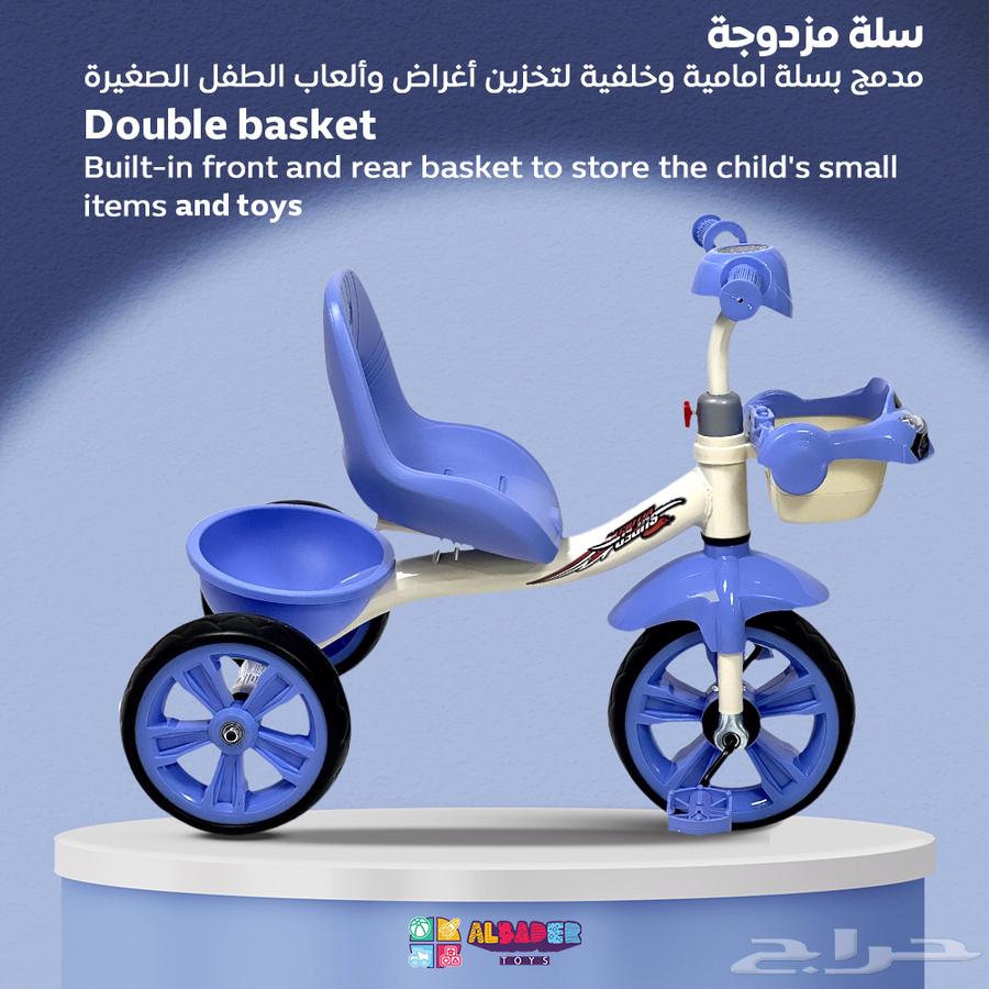 سيكل ثلاث عجلات للأطفال - دراجة أطفال ثلاثية مع موسيقى64534971603330113