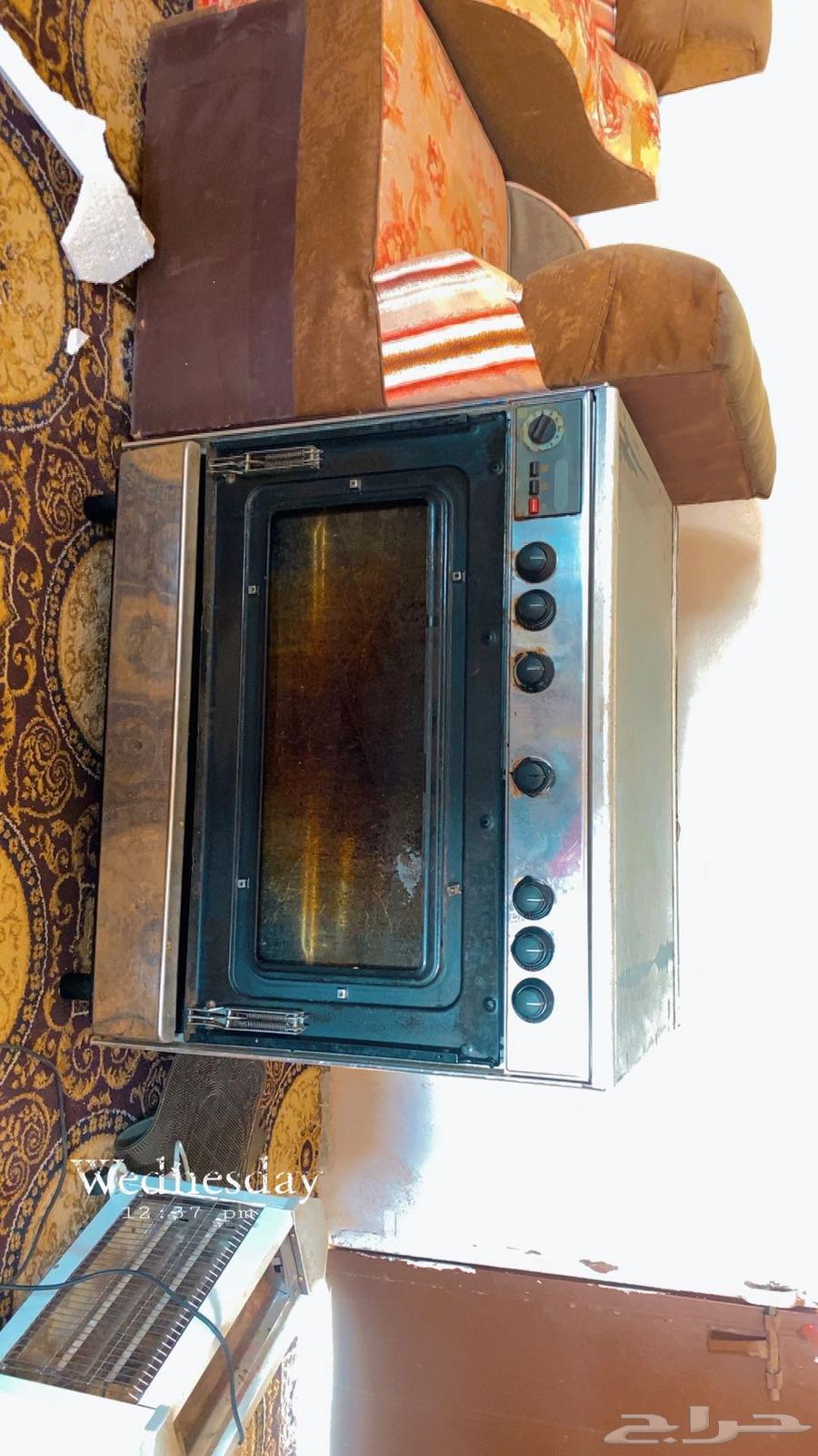 كنب 10 حبات كفو وضغطها كفو مستخدمه وفرن كبير شغال مستخدم64530430333827113