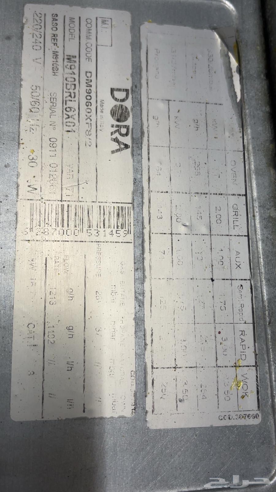 رمضان قرب ( فرن إيطالي ماركه دورا ) مستعجل البيع64534663187459111