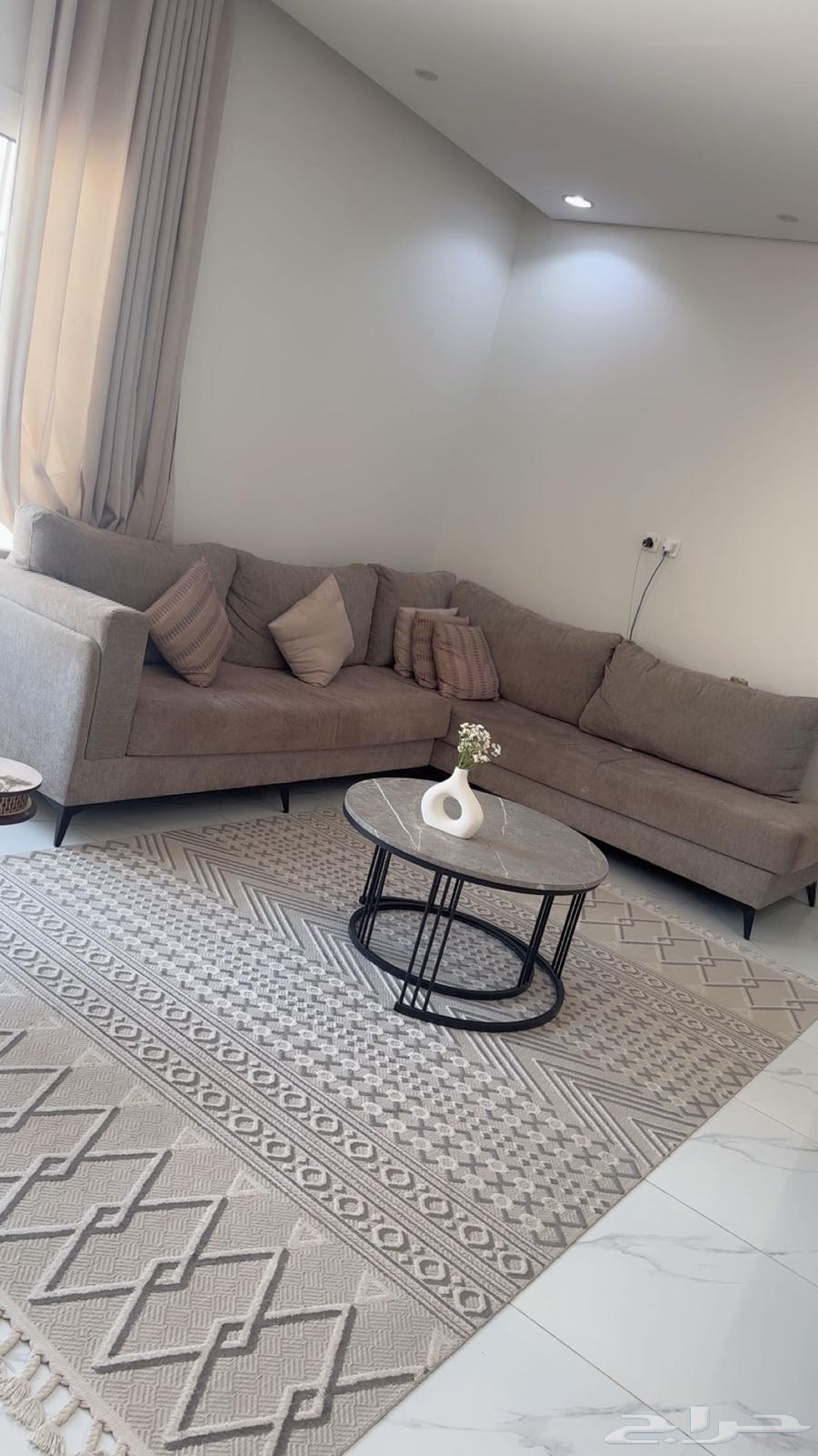 American L-shaped sofa with tables for sale64530107072002110