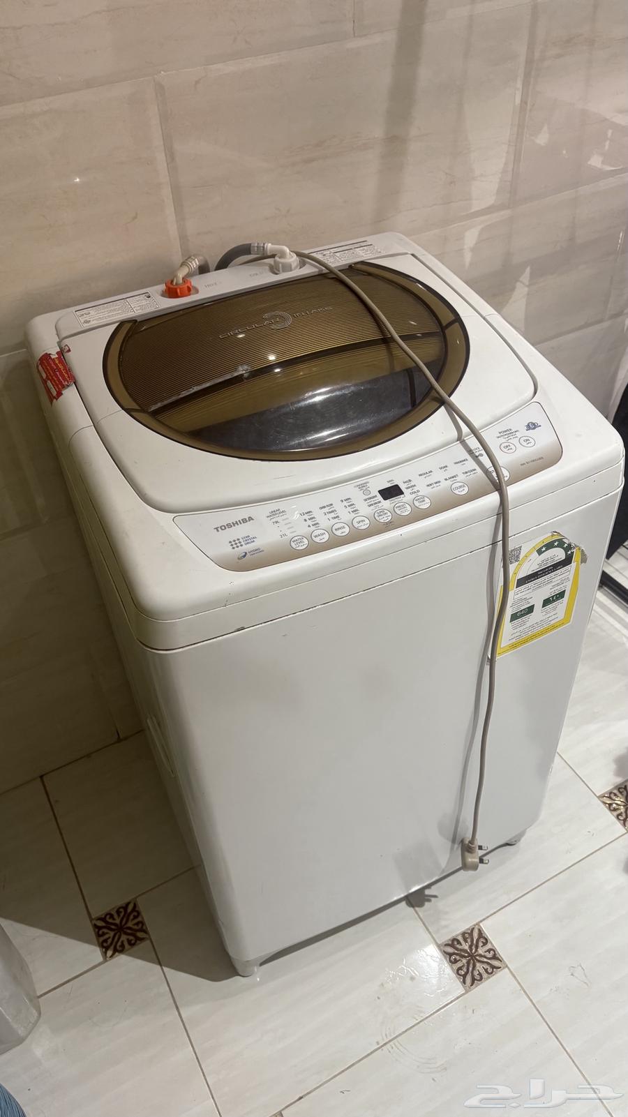غساله تماتيك توشيبا 7.5k فيها خلل في التنشيف فقط64533090551938110