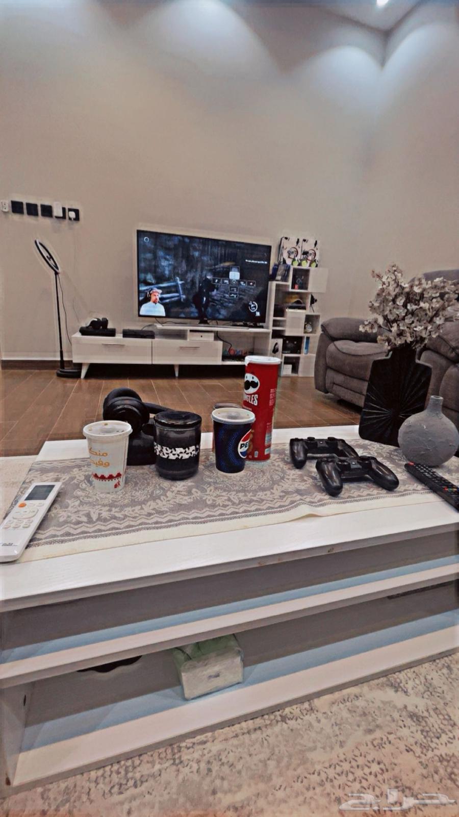 طاولة قهوه طاولة تلفزيون رفوف جانبيه64529093033345110