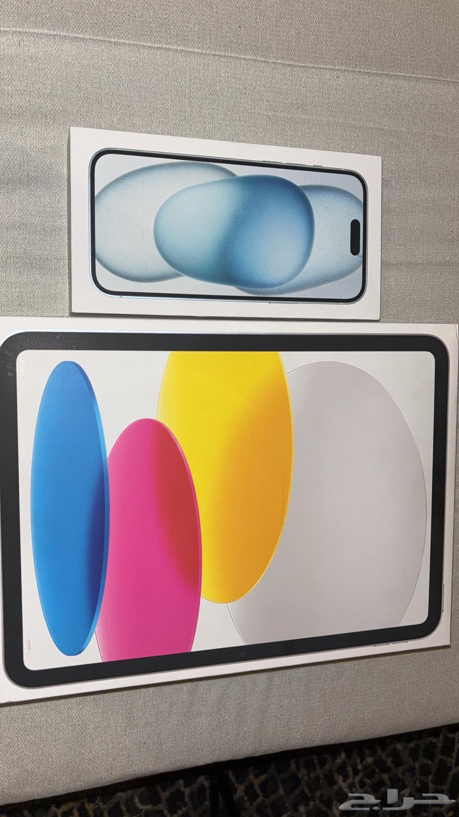 ايفون 15 بلس وايباد الجيل العاشر نظيفه64528950520963110