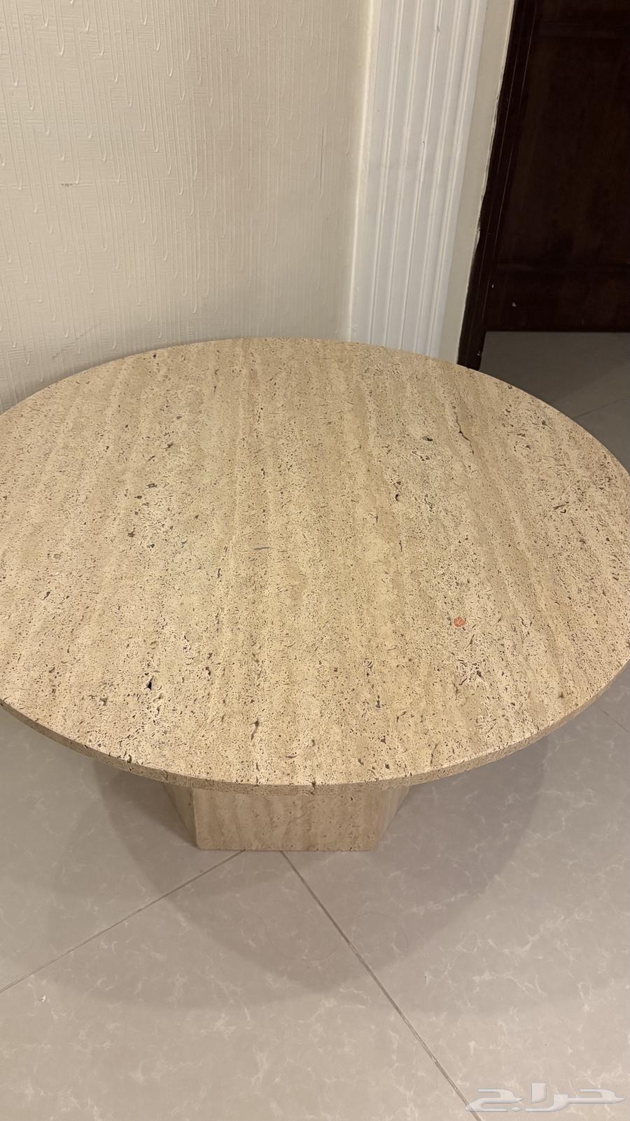 طاولة رخام ترافنتينو للصاله او المجلس64527913301123111