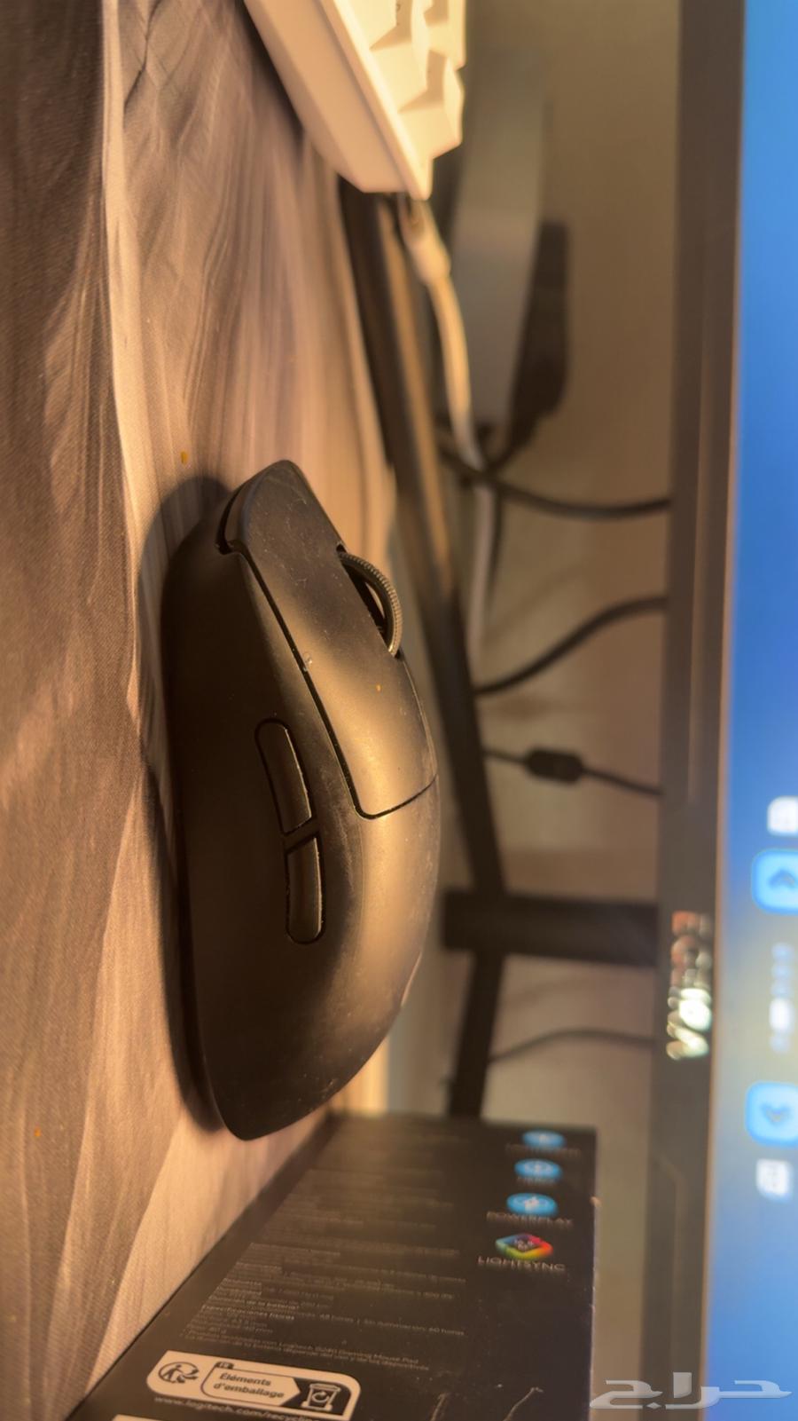 ماوس شبه جديد لوجتك برو مع جميع اغراضه64528964594689111
