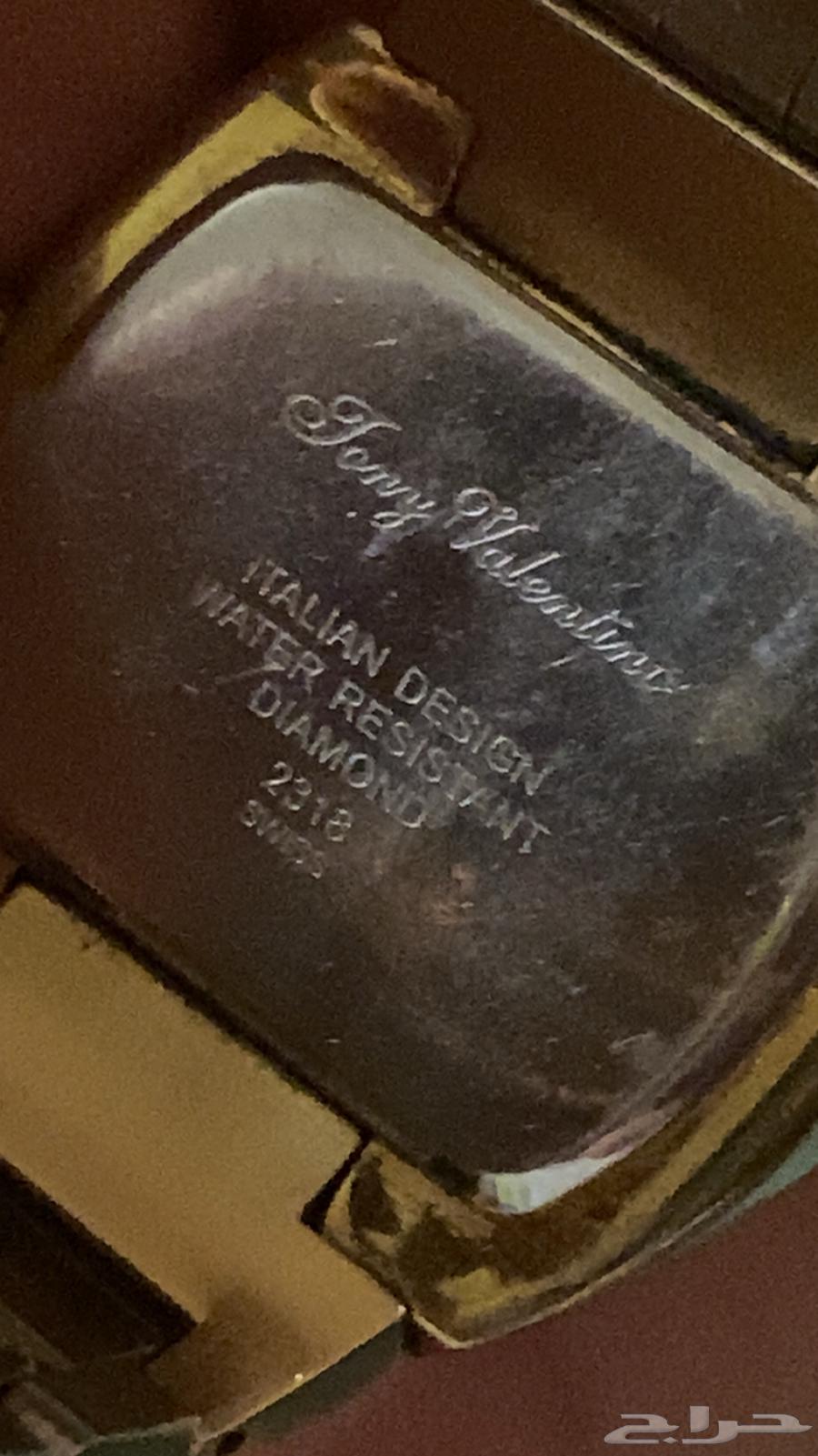 ساعه توني فالنتينو ( ألماس ) مستخدمه مع الضمان للبيع64527670037761111