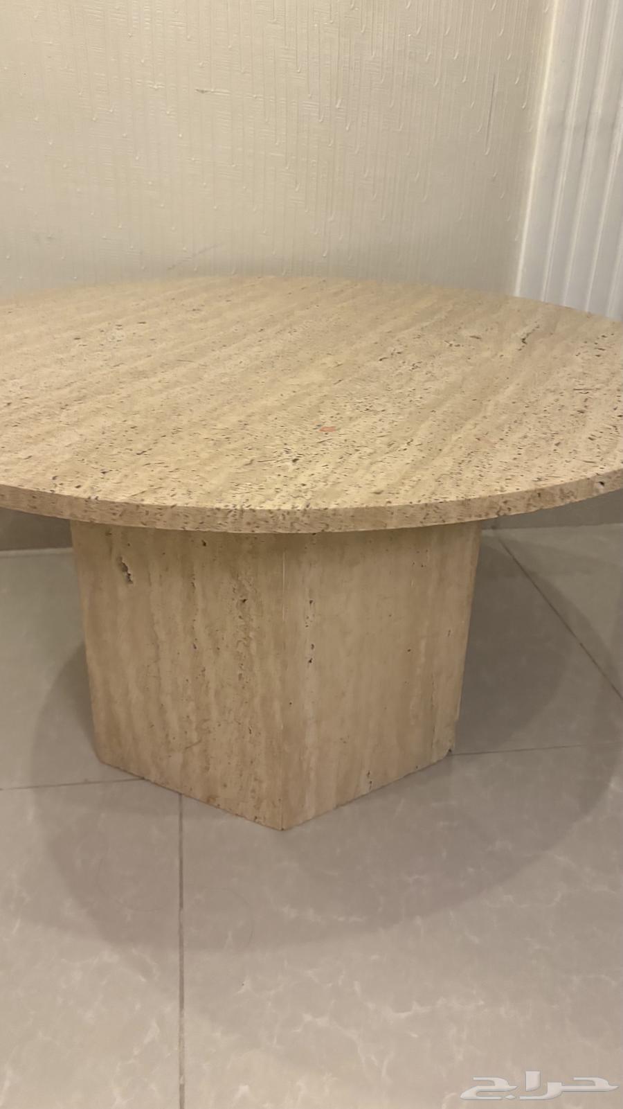 طاولة رخام ترافنتينو للصاله او المجلس64527913301123110