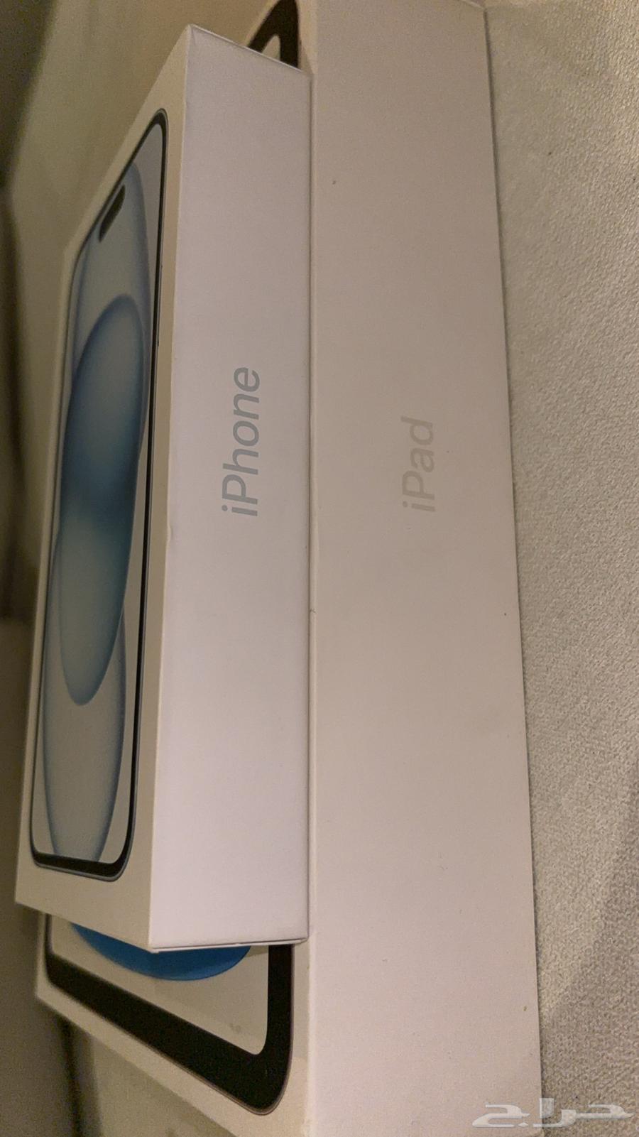 ايفون 15 بلس وايباد الجيل العاشر نظيفه64528950520963111