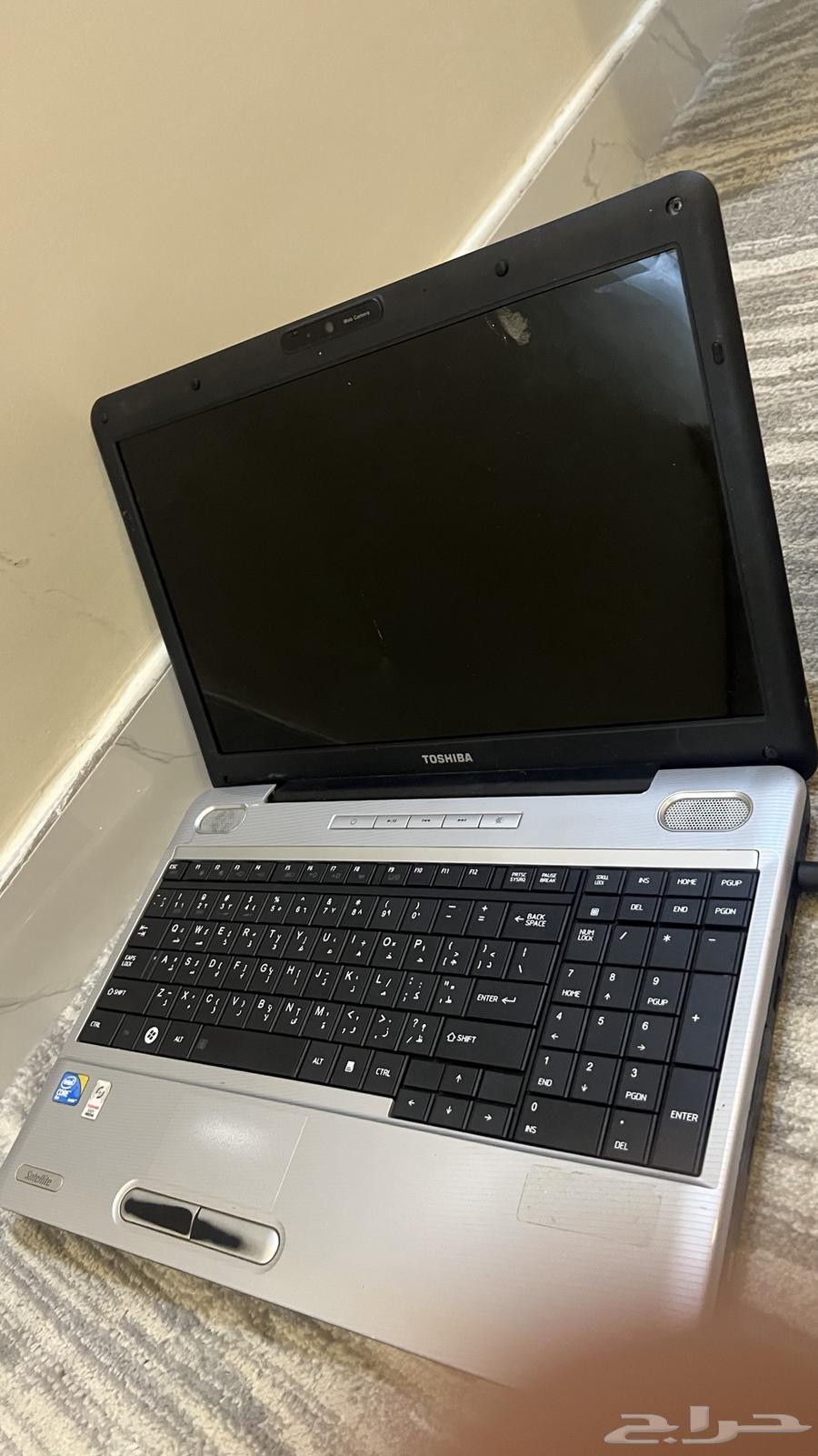 لابتوب توشيبا مستعمل يحتاج شاشه64529292379907111