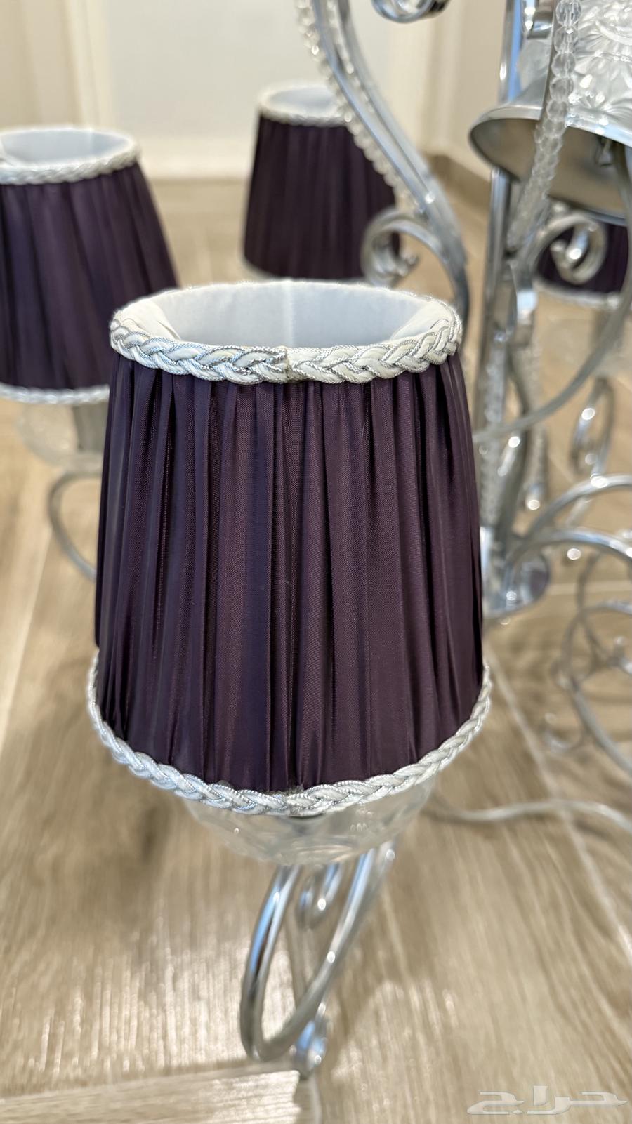 Luxurious 6-arm chandelier for majlis with intact covers, almost new in the Eastern Province64529605593858111