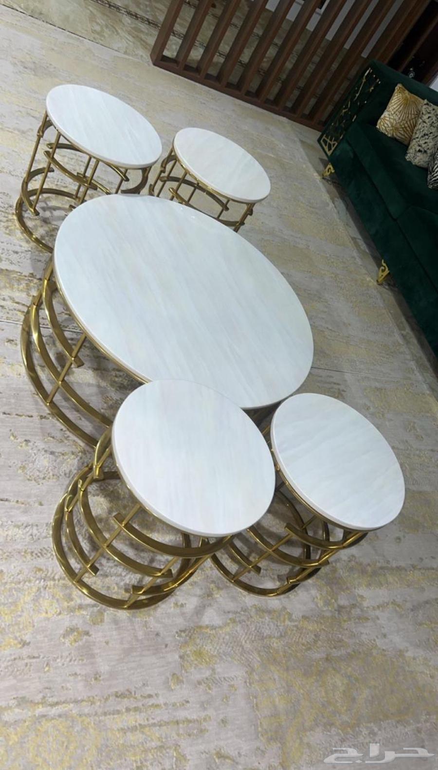 طقمين طاولات ضيافة للبيع64528822973185111