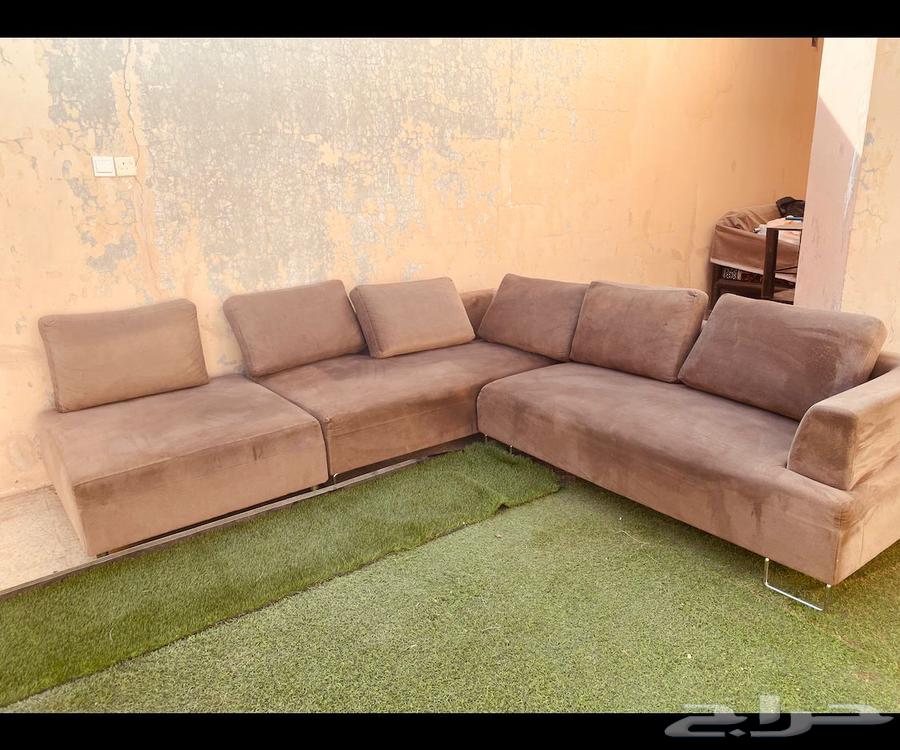 كنب زاوية استعمال نظيف ببريدة64529798217986113