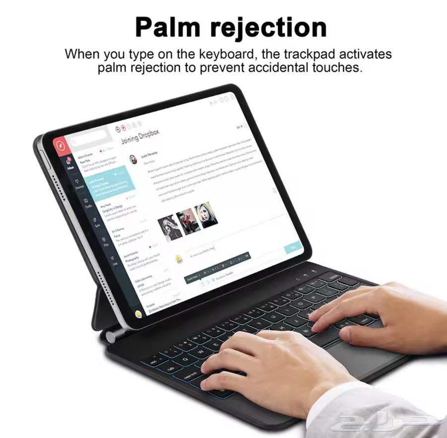 ابل ماجيك كيبورد 10.9 و 11 اينش   goojodoq a189064527291705346113