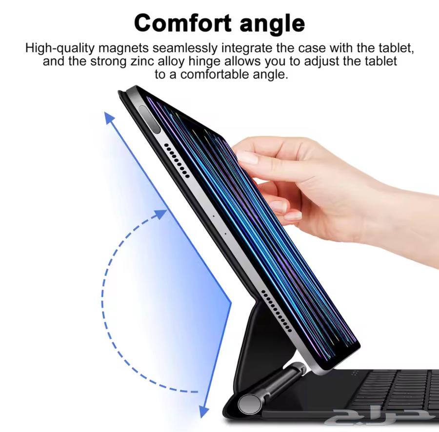 ابل ماجيك كيبورد 10.9 و 11 اينش   goojodoq a189064527291705346111