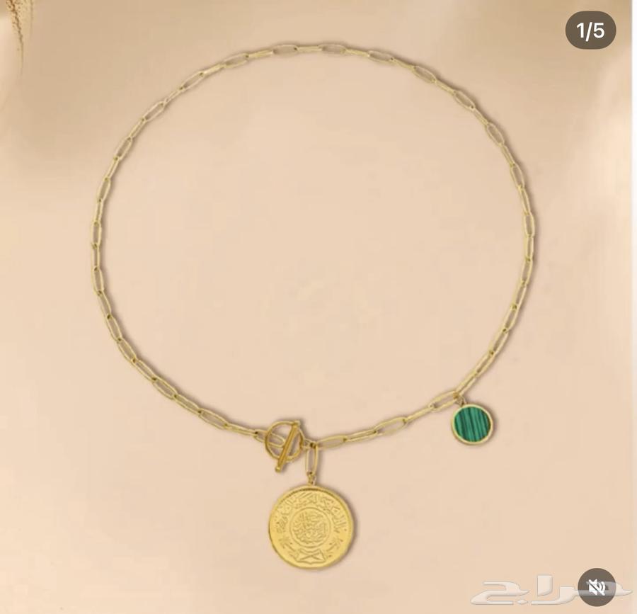 Gold-plated Saudi Fairy Necklace, Multiple Colors, Suitable for Distributions64530233740289112