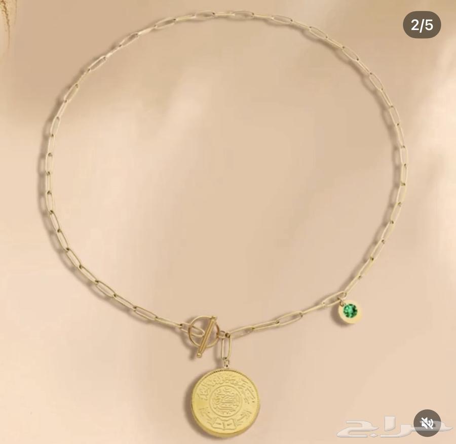 Gold-plated Saudi Fairy Necklace, Multiple Colors, Suitable for Distributions64530233740289113