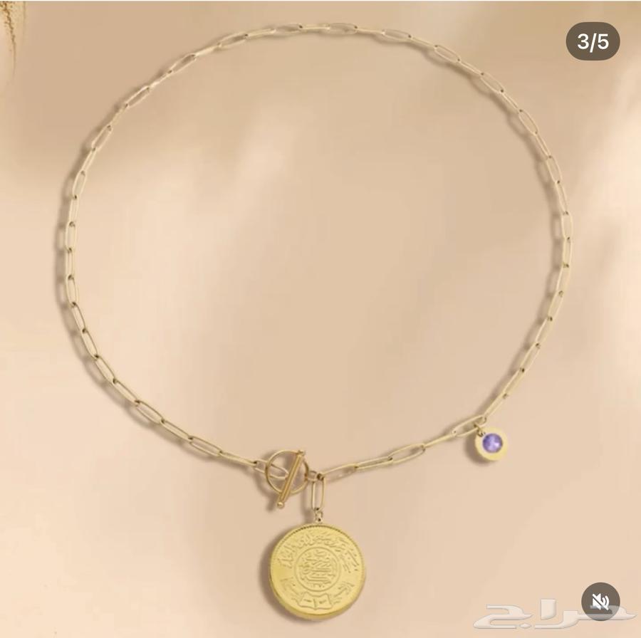 Gold-plated Saudi Fairy Necklace, Multiple Colors, Suitable for Distributions64530233740289114