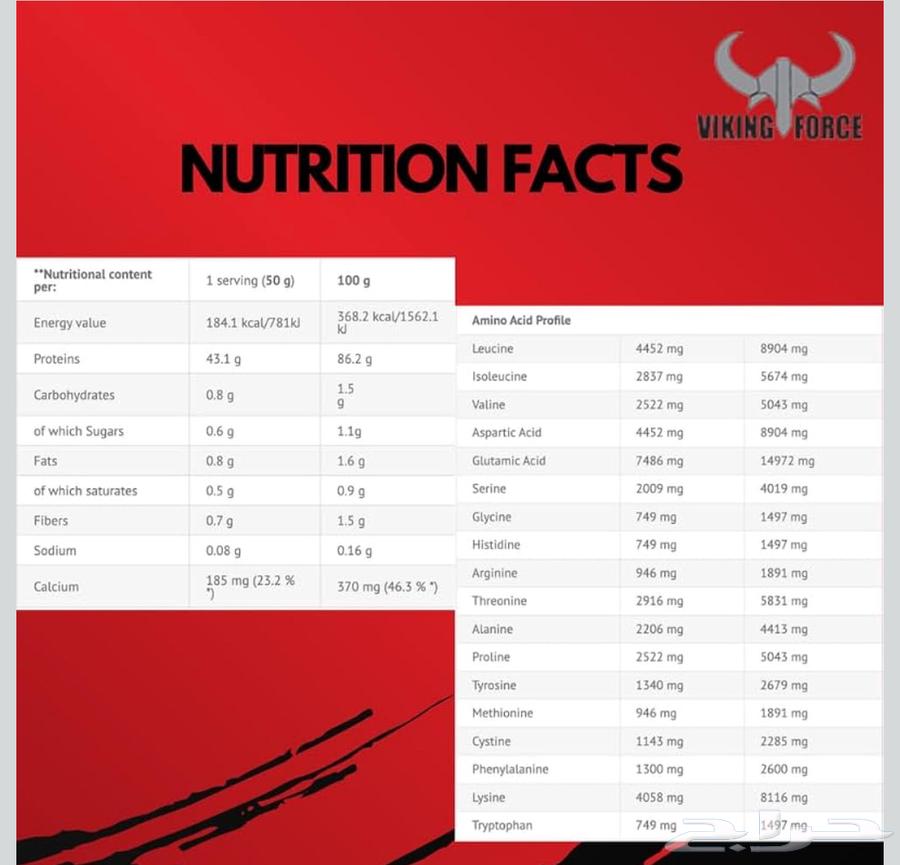 للبيع بروتين واي  Viking Isolate Plus64533018523522112
