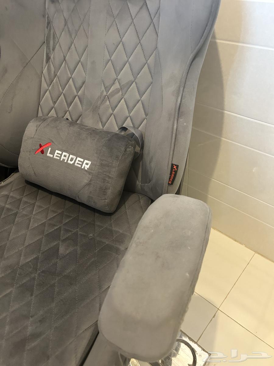 كرسي ليدرز حجم كبير رمادي64528436222339111