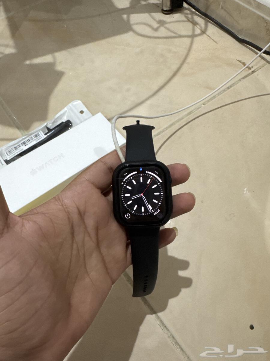 ساعة ابل S10 مقاس 46 ملم بلون الأسود الداكن وسورا رياضي64532128295810110