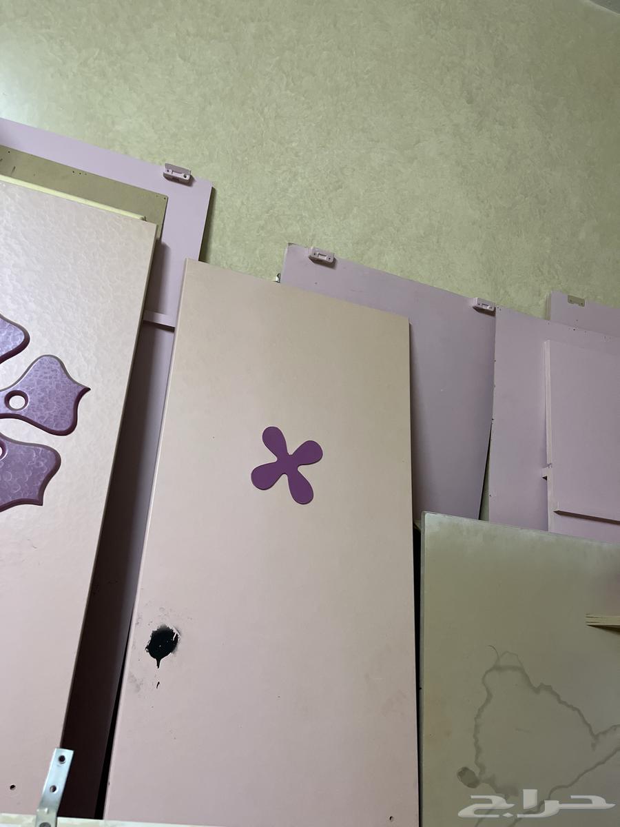 دواليب بناتي وردي مفكوك ورفوف64531816387458111