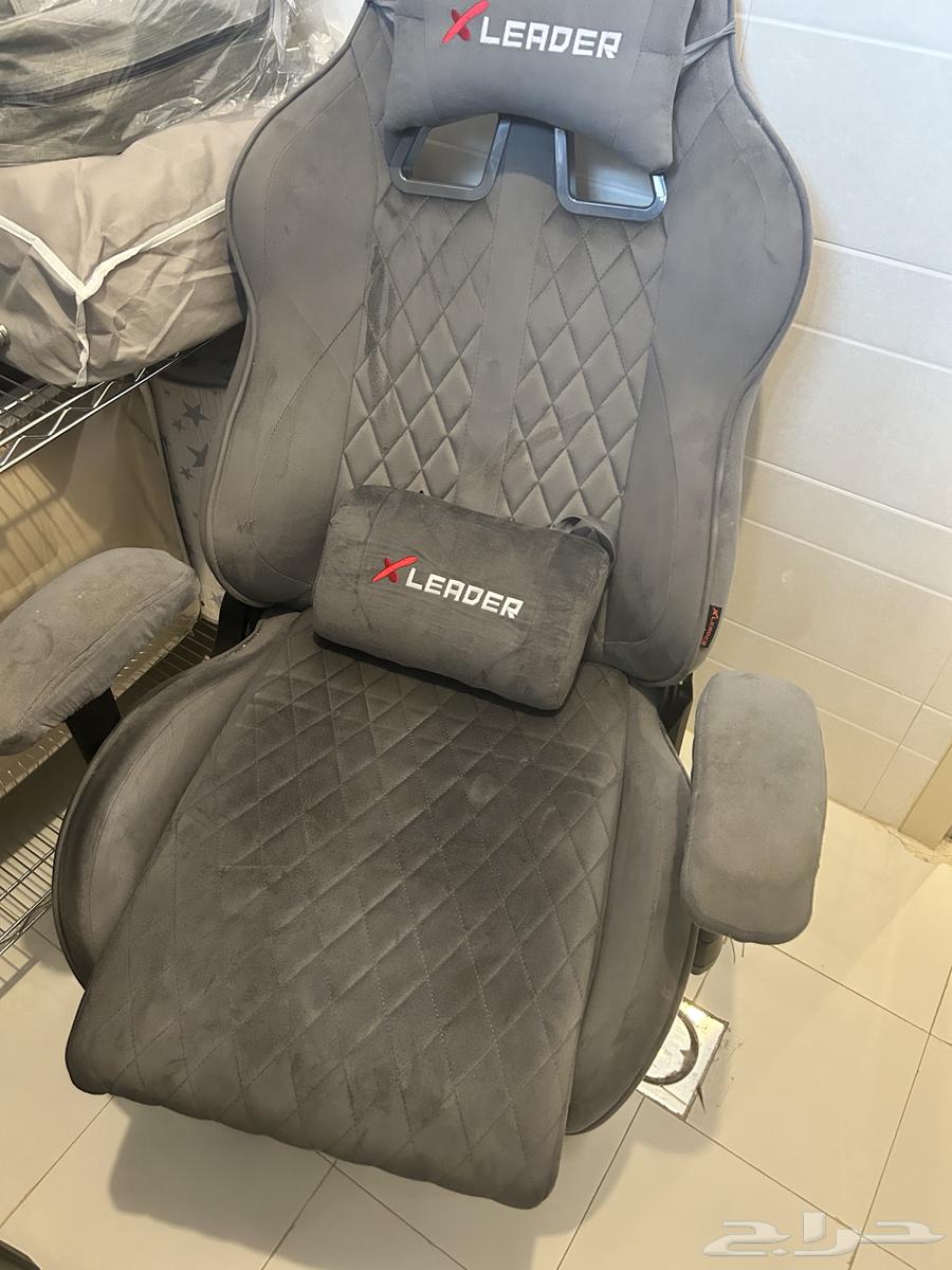 كرسي ليدرز حجم كبير رمادي64528436222339112