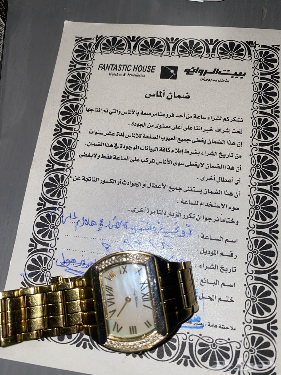 ساعه توني فالنتينو ( ألماس ) مستخدمه مع الضمان للبيع64527670037761110