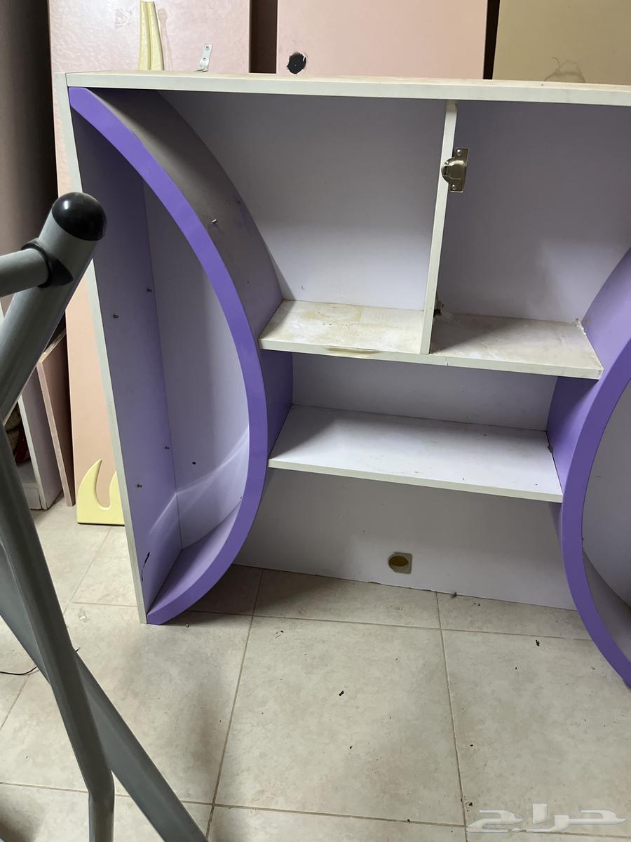 دواليب بناتي وردي مفكوك ورفوف64531816387458112