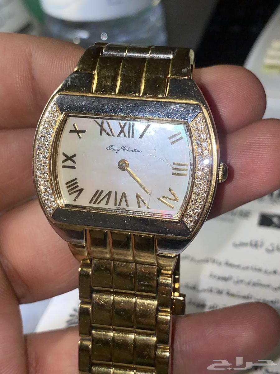 ساعه توني فالنتينو ( ألماس ) مستخدمه مع الضمان للبيع64527670037761112
