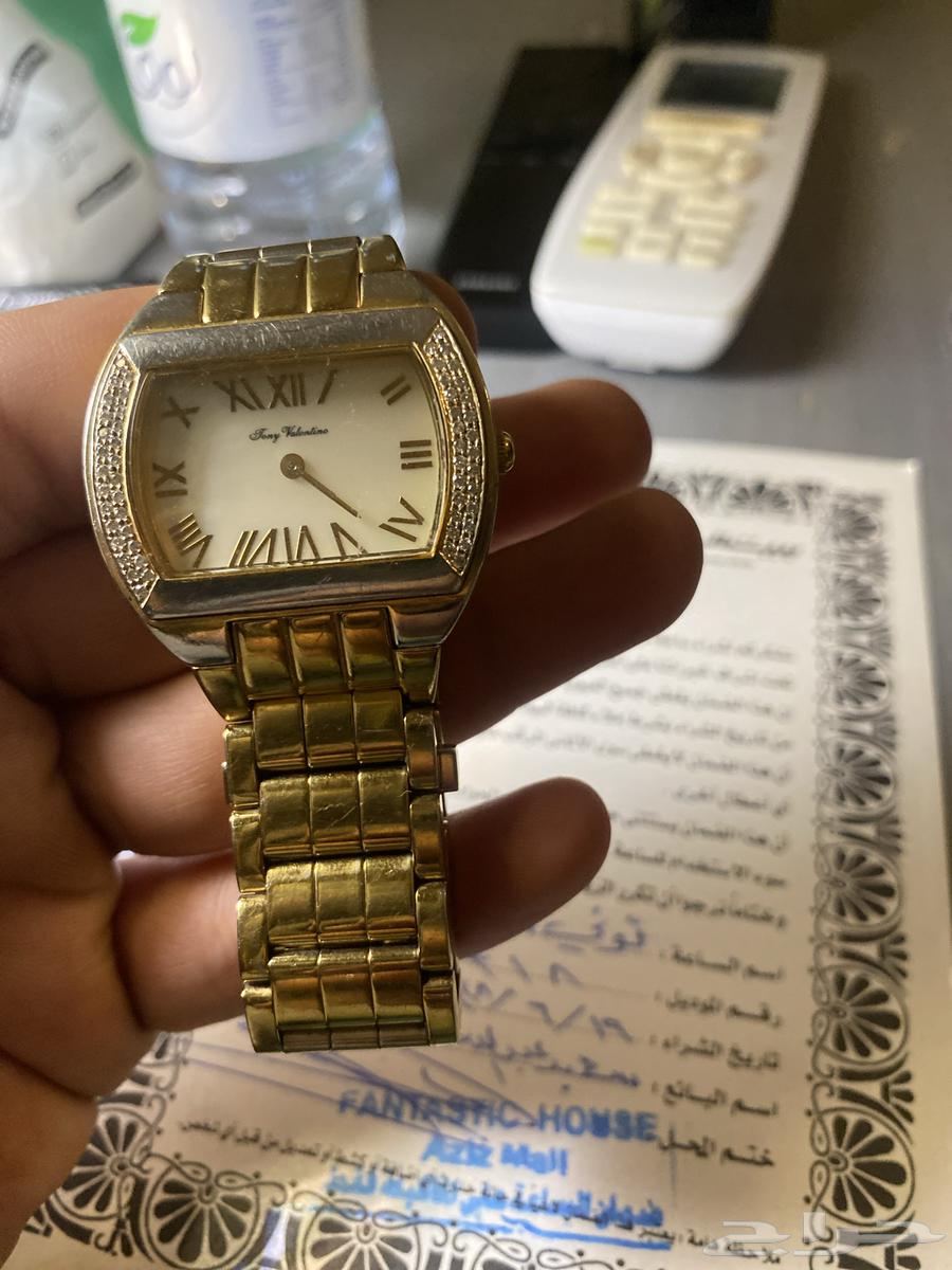 ساعه توني فالنتينو ( ألماس ) مستخدمه مع الضمان للبيع64527670037761113