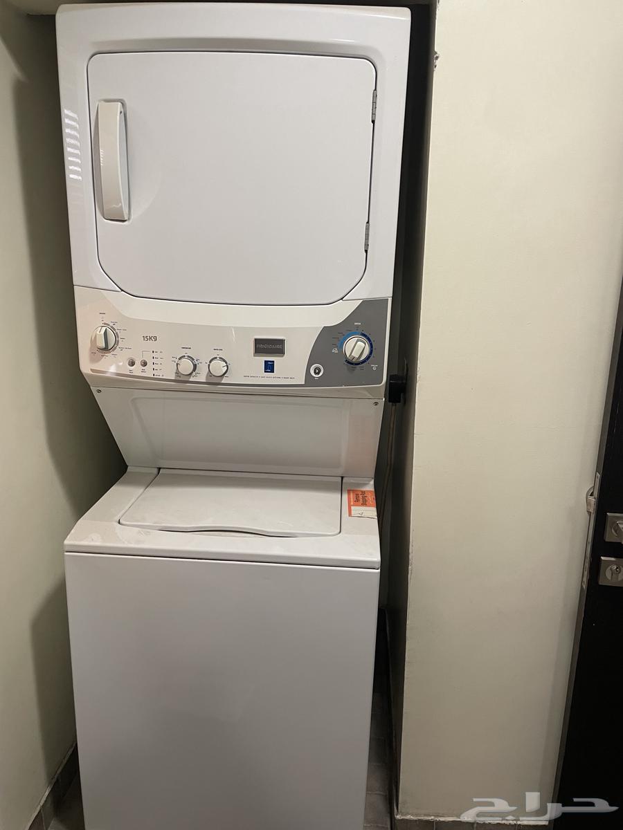 غسالة وجفافة امريكية ماركة Frigidaire شبه جديدة64530473115266110
