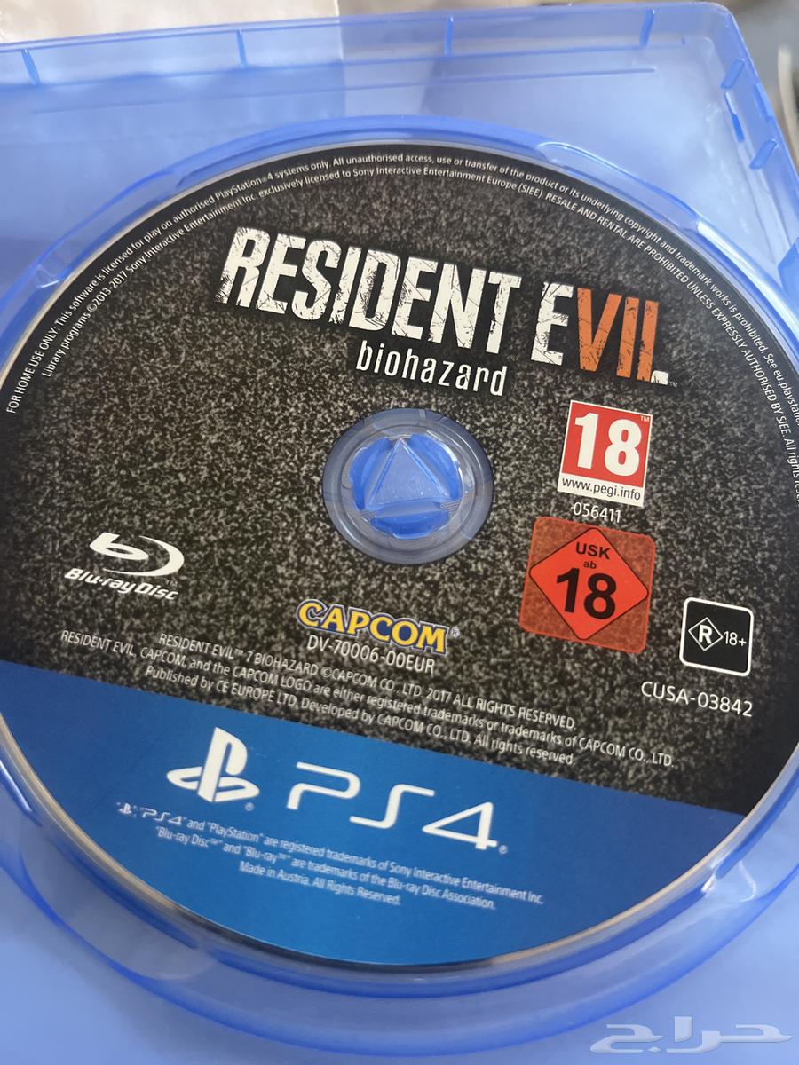 للبيع شريط سوني 4 و 5 ريزنت ايفل64529193444865110