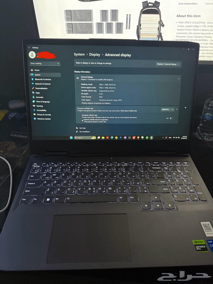 لابتوب العاب Lenovo LOQ 15irh864532283136771110
