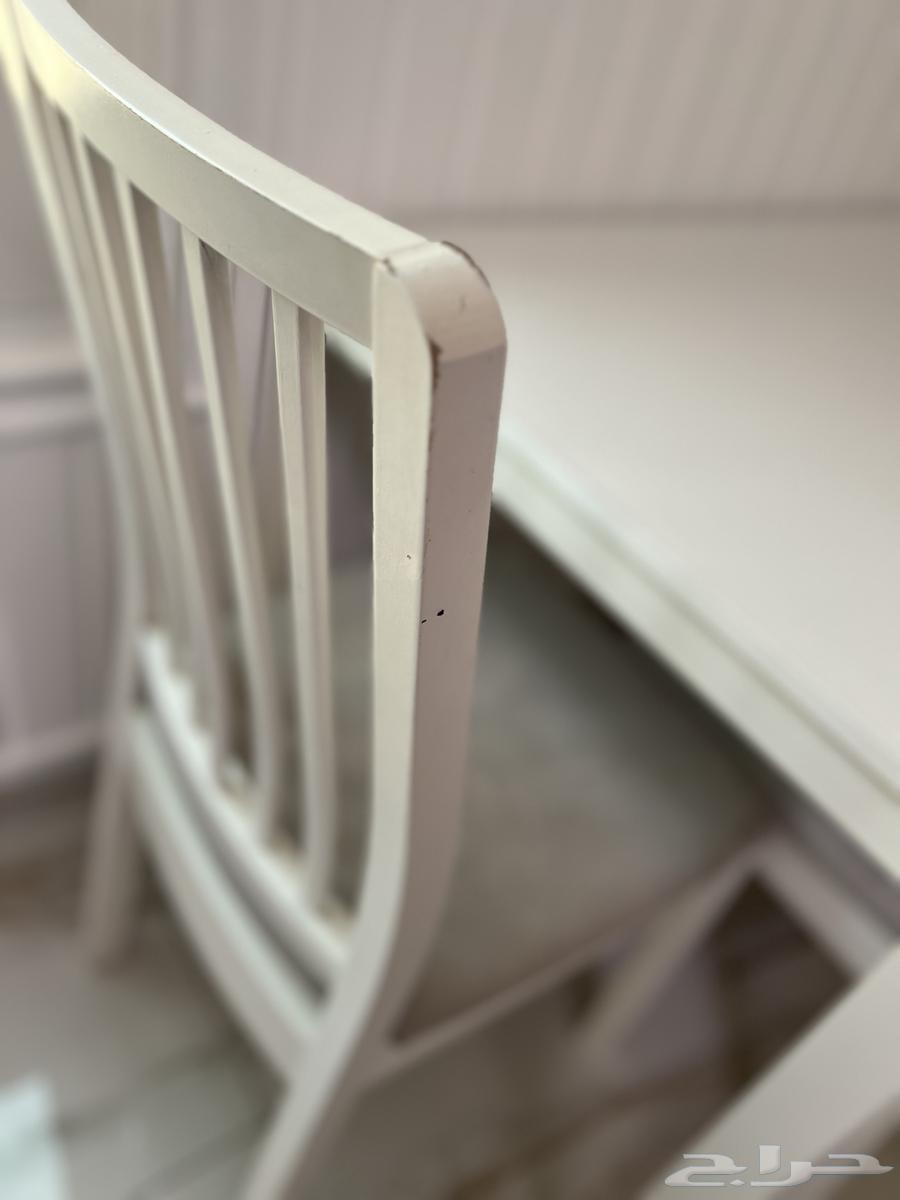 للبيع طاولة طعام مستعملة مع 4 كراسي64530107087873111