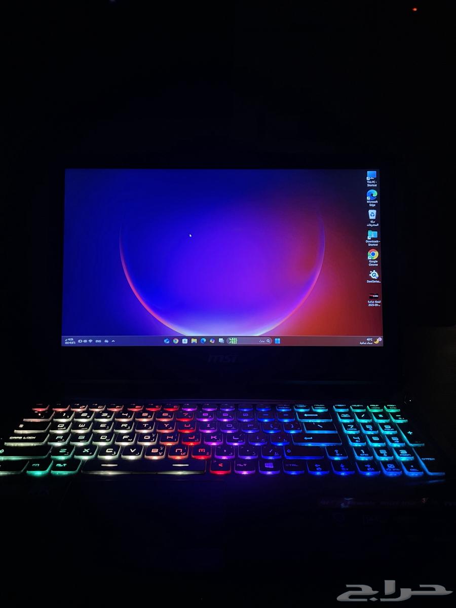 لابتوب قيمنق MSI الوان RGB64534156005633111