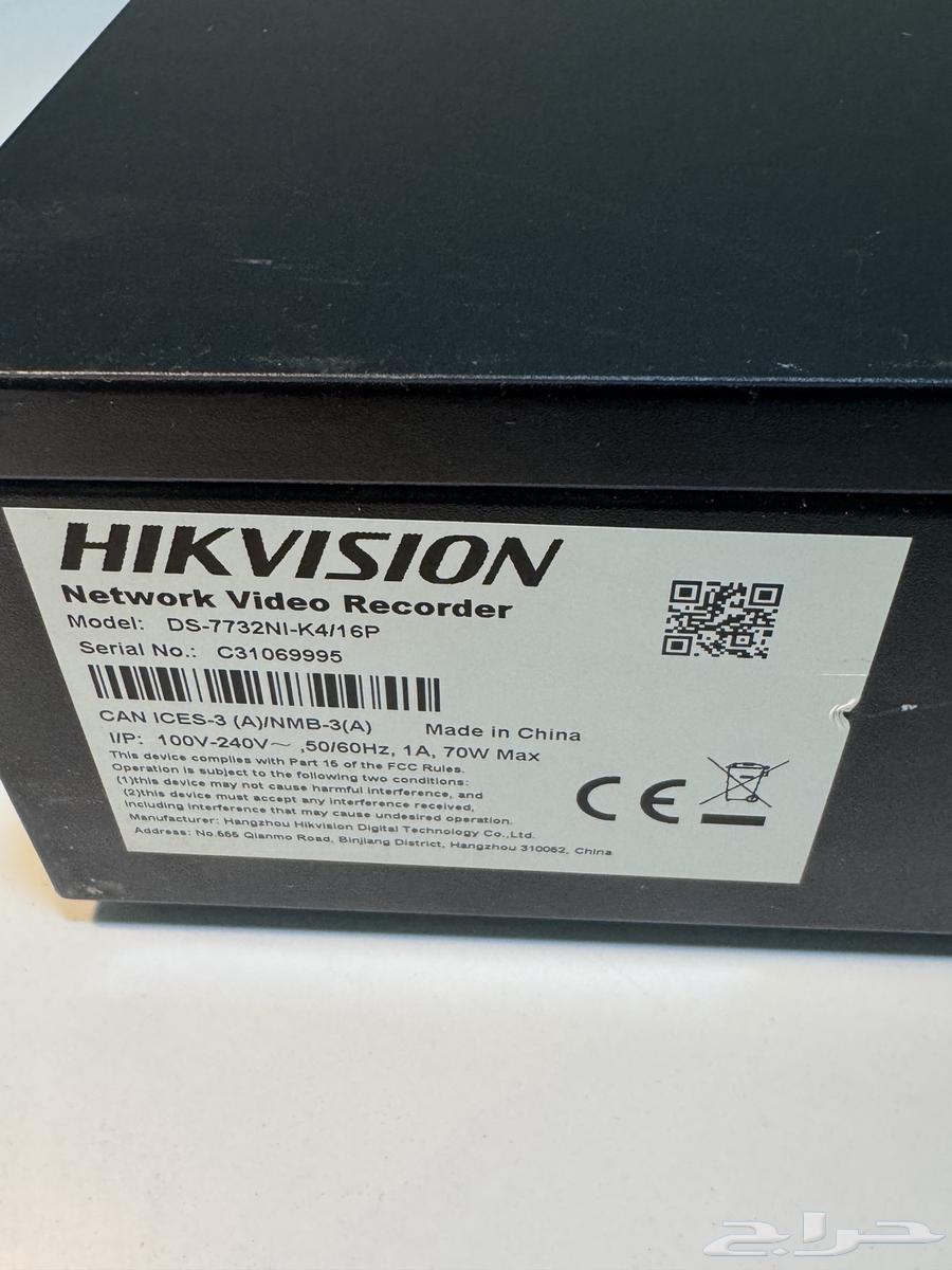 HIKVISION NVR 16-Port Camera Receiver Device64534244658433112