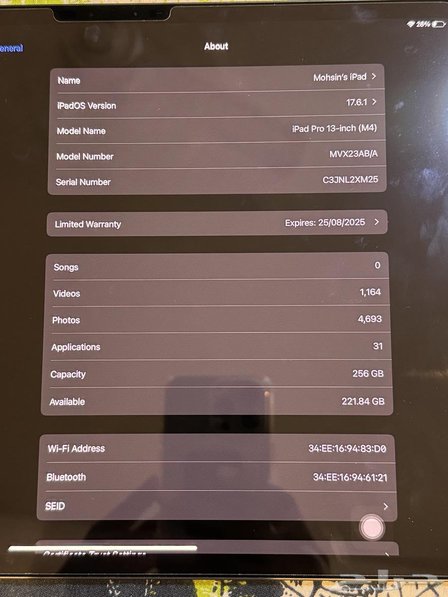 ipad m4 13inch64532677678465113