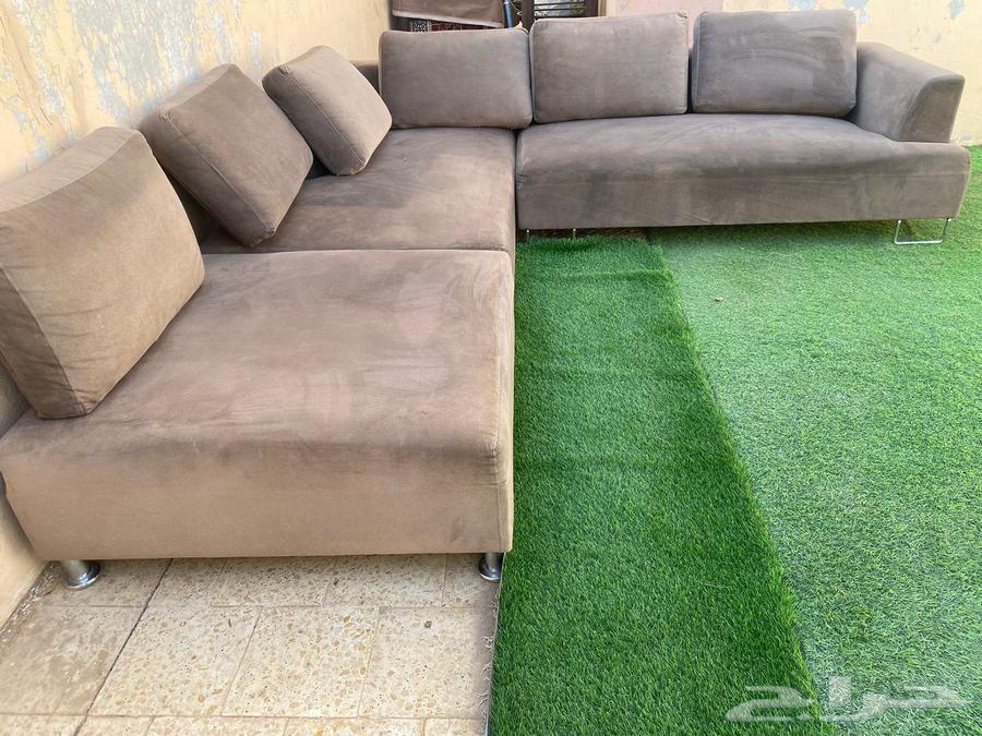 كنب زاوية استعمال نظيف ببريدة64529798217986111