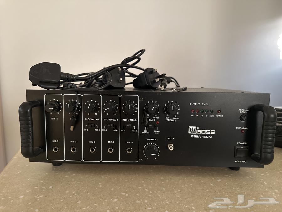 hi tone boss bssa-160M مع كامل العدة والاسلاك64532212782595110