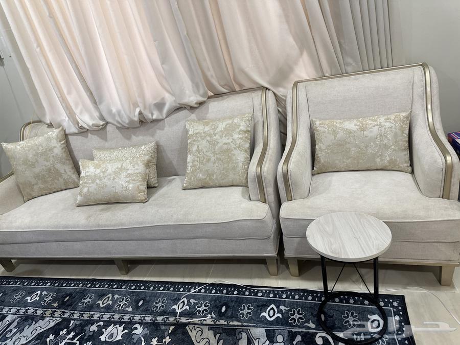 4-piece beige sofa, one year old, excellent condition64531491184642110