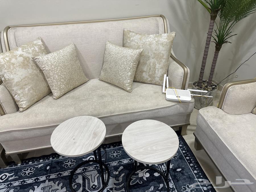 4-piece beige sofa, one year old, excellent condition64531491184642111