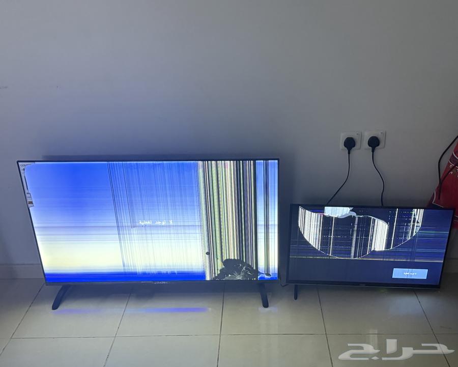 شاشتين مكسورات للبيع قطع غيار (50 بوصة   صغيرة)64532522740609110