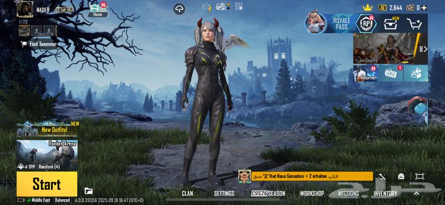 PUBG account for sale on the sum64533291511299110